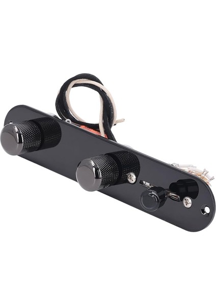 Kablolu Gitar Kontrol Plakası, Yüklü Gitar Kontrol Plakası, Önceden Kablolu, 3 Konum Geçiş Anahtarı, Alüminyum Alaşım, Siyah, Ikili Veya Tek Bobin Pikap, Uygun ve Pratik,