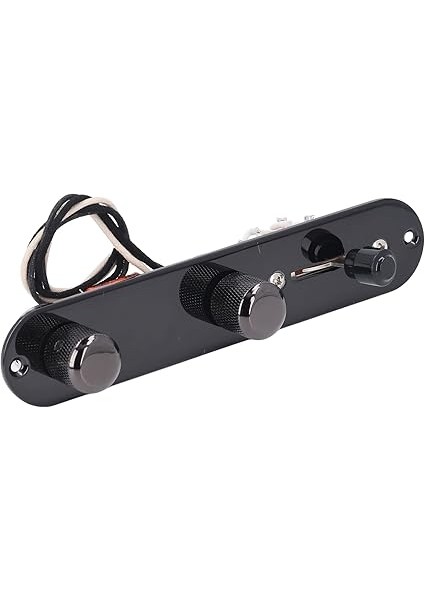 Kablolu Gitar Kontrol Plakası, Yüklü Gitar Kontrol Plakası, Önceden Kablolu, 3 Konum Geçiş Anahtarı, Alüminyum Alaşım, Siyah, Ikili Veya Tek Bobin Pikap, Uygun ve Pratik, fiyatları