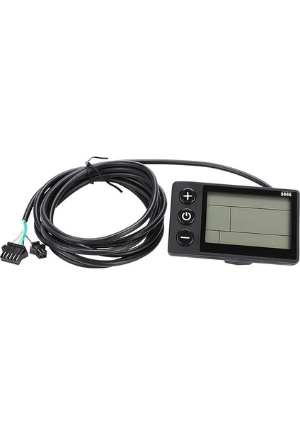 LCD Enstrüman Denetleyici Denetleyici Ölçer Metre Kontrolü 24V/36V Elektrikli Bisikletler Için Sessiz Fırçasız Motorlu Scooterlar Kolay Kurulum ((36V/48V 250W/350W))