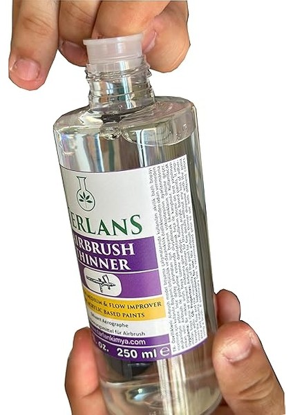 Airbrush Inceltici 250 ml Airbrush Thinner Flow Improver Model Boyama Için Akrilik Bazlı Inceltici, Akışkanlık &amp; Detay Kontrolü fiyatları