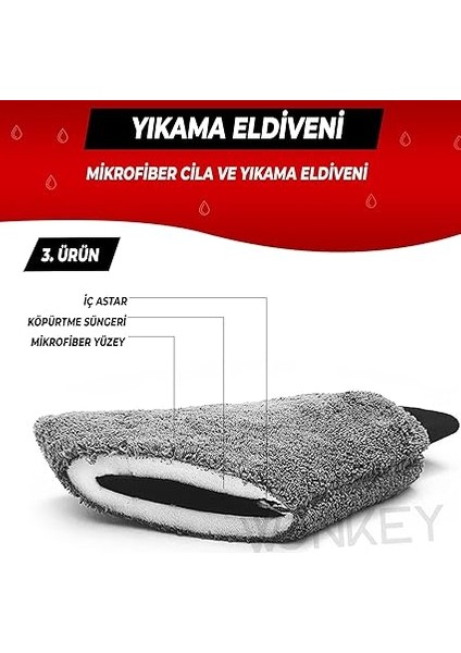 - Mikrofiber Oto Yıkama Temizleme Seti | Araç Kurulama Havlusu + Otomobil Cam Bezi + Araba Yıkama Eldiveni Paketi (3'lü Set) indirimleri