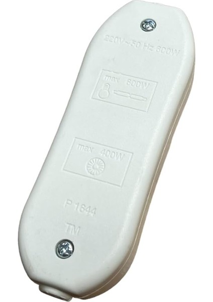 Örgün Kablo Arası Seyyar El Dimmeri Beyaz MAX:600W fiyatları