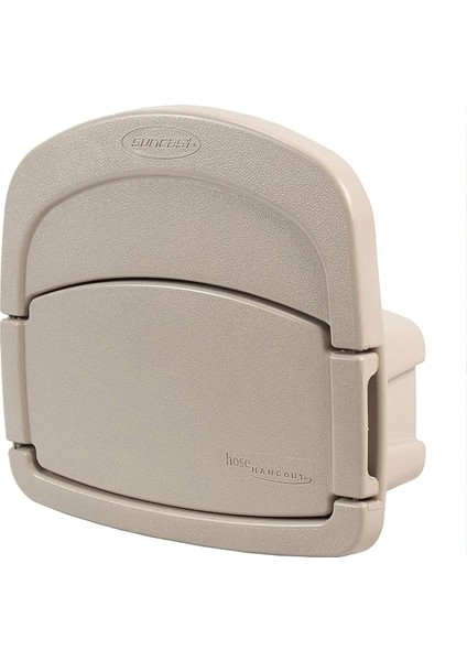 CPLDHH15000 Deluxe Bahçe Hangout 150 Ayak Kapasiteli ve Kapalı Depolama Bölmesi, DHH150 Hortum Askısı, Boyutsuz, Açık Boz Kahverengi