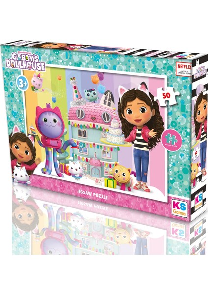 Gabby's Dollhouse 50 Parça Puzzle
