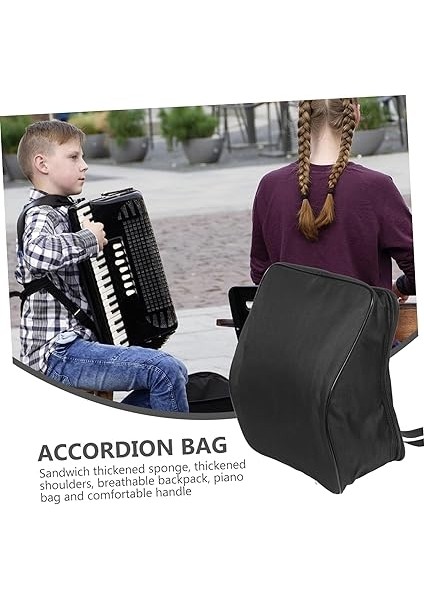 Pratik Su Geçirmez Bas Akordeon Taşıma Çantası Sırt Askısı ile Kolay Taşıma Için Aksesuar modelleri