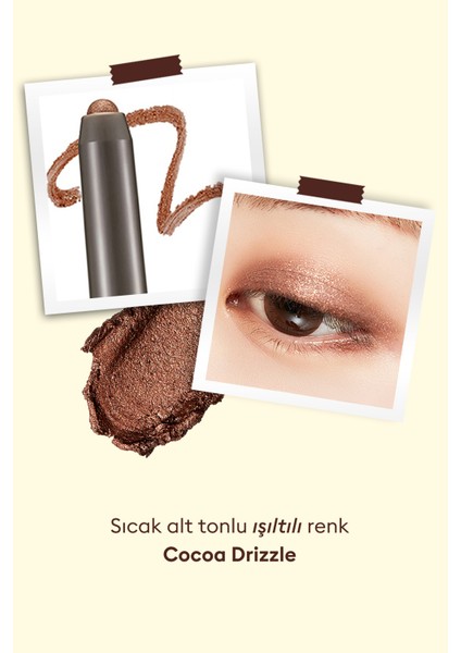 Topaklanma Olmadan Pürüzsüz Bitiş Sunan Kremsi Kalem Far MISSHA Color Fit Stick Shadow (Cocoa Drizzle) modelleri