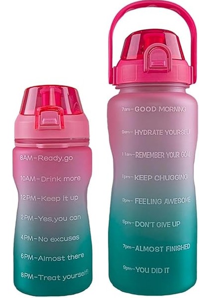 Bottle 2.2 Litre Motivasyonel Tritan Su Matarası Su Şişesi Suluk (Bpa Içermez) fırsatları