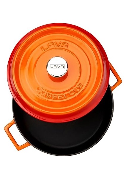 Döküm Çok Amaçlı Yayvan Tencere 28 cm Turuncu - Lv Y St 28 K2 fiyatları
