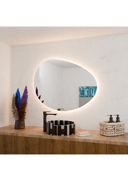 Nova LED Ayna – Yumuşak Asimetrik Formlu Modern Ayna fiyatları