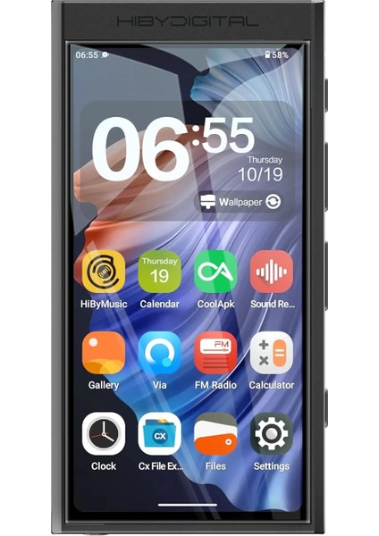 Dahili Hoparlörlü Dijital M300 Dijital Ses Çalar, Android 13 Os, Bluetooth, Wifi, Fm, PCM768K, DSD256, 32 GB (Siyah)