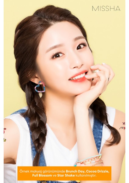 Topaklanma Olmadan Pürüzsüz Bitiş Sunan Kremsi Kalem Far MISSHA Color Fit Stick Shadow (Star Shake)