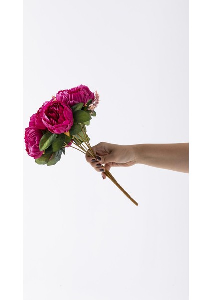 Yapay Şakayık Demeti Fuşya 35 cm 9 Dal modelleri