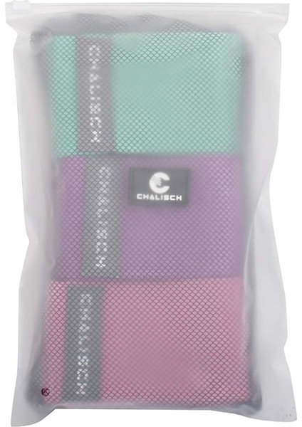 Aerobik Crosstraining Fitness Squat Egzersiz Yoga Pilates Direnç Bandı Yeşil Pembe Mor Hafif Orta Çok Sert 3’lü Set fırsatları