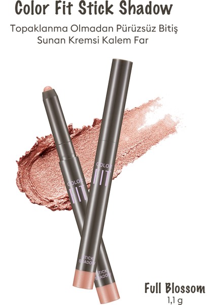Topaklanma Olmadan Pürüzsüz Bitiş Sunan Kremsi Kalem Far MISSHA Color Fit Stick Shadow (Full Blossom) fırsatları
