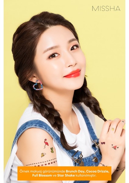 Topaklanma Olmadan Pürüzsüz Bitiş Sunan Kremsi Kalem Far MISSHA Color Fit Stick Shadow (Full Blossom)