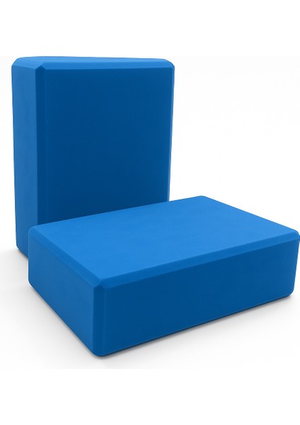 Çiftli Tatlısert Eva Yoga Blok Pilates Bloğu Eğimli Kenar Kaymaz Yüzey Denge Blokları