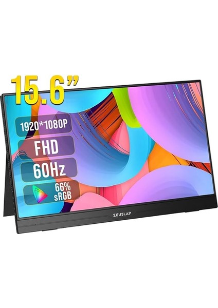 AP156 15.6'' 1920X1080 60Hz Fhd Ads-Ips Panel Type-C, Ultra Ince Taşınabilir Monitör (ZL-AP156)