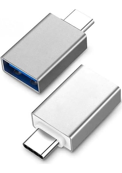 C USB 3.1 To USB 3.0 Dönüştürücü Otg Çevirici Adaptör Metal Macbook, Type-C Dönüştürücü Bellek, Mini Boy modelleri