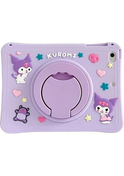 Huawei Matepad Se 11INÇ 2024 Için Kılıf, Cute Dolls Standlı Eğlenceli 3D Karekterli Çocuk Için Kılıf,ı (10.4iinç Eğildir) Açık Lila modelleri