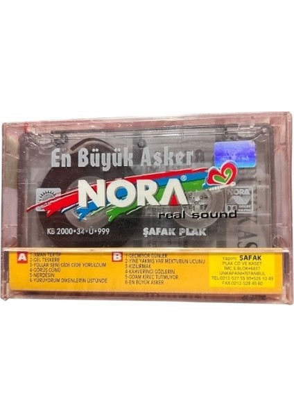 En Büyük Asker - Kaset – 2000 - Ambalajında fırsatları