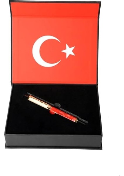 Geneve Suisse - Altın Kaplama Uçlu Lüks Pen Of Türkiye - 100. Yıl Limited Edition Tükenmez ve Dolma Kalem (Tükenmez Kalem) fiyatları