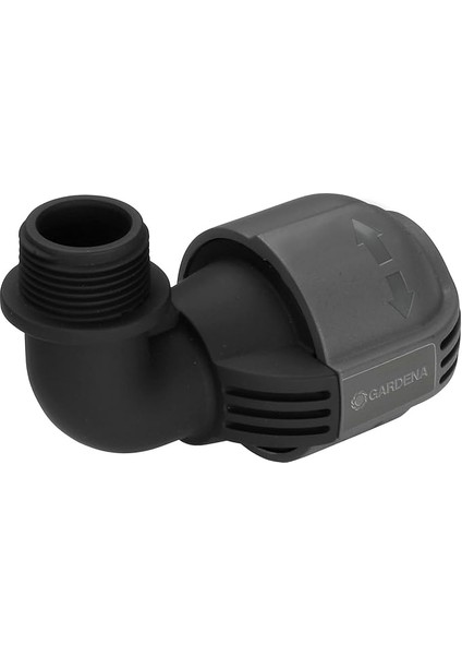Sprinkler Sistemi L Parça Dış Dişli: Boru Ucuna Bağlantı Için Bağlantı Parçası, 25 mm x 3/4 Inç, Quick&amp;easy Bağlantı Teknolojisi, Kendinden Contalı Dişli Bağlantı (2781-20)