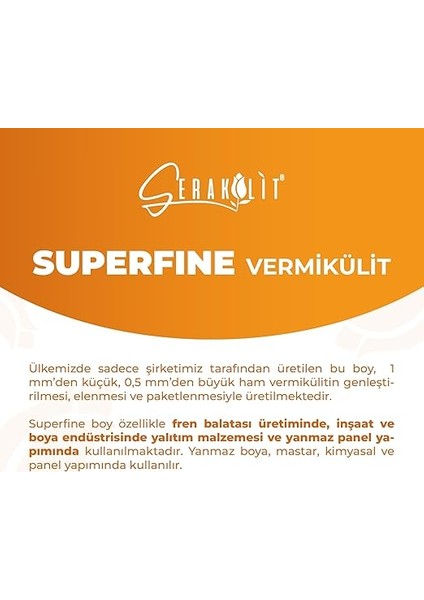 Vermikülit - Superfine 25 Litre fiyatları
