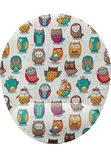 Baykuşlar Bilek Destekli Mouse Pad