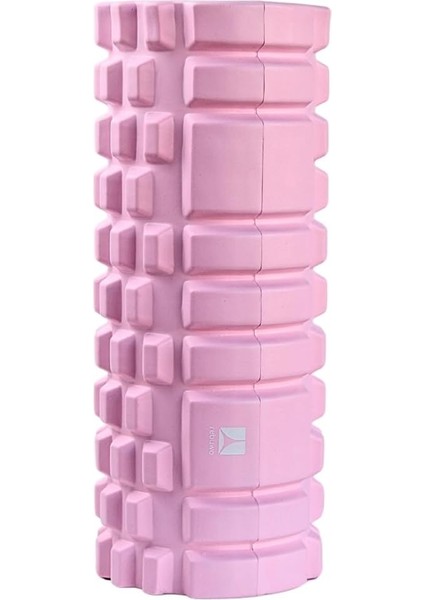 Yoğunlukta Orta Sert Deluxe Foam Roller Masaj Köpüğü Pilates Masaj Rulosu Tırtıklı Yoga Roller Isınma Roller Pembe fiyatları