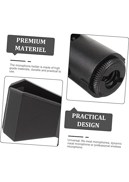 4ADET Lü Mikrofon Klipsi Seti Dayanıklı Mikrofon Tutucu Standart Yay Klipsi Kablosuz ve Kablolu Mikrofonlar indirimleri