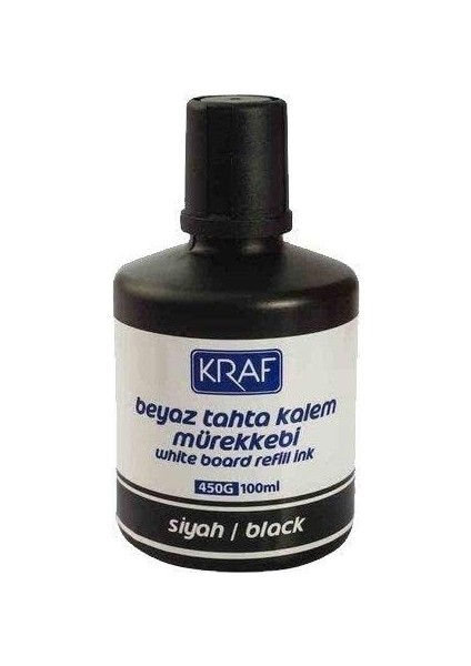 Beyaz Tahta Kalemi Mürekkebi Siyah 100 ml 450G fiyatları