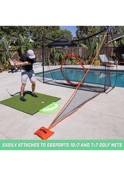 Golf Vuruş Ağları Için Şaft Ağı Bağlantısı - Siyah Veya Kırmızı modelleri