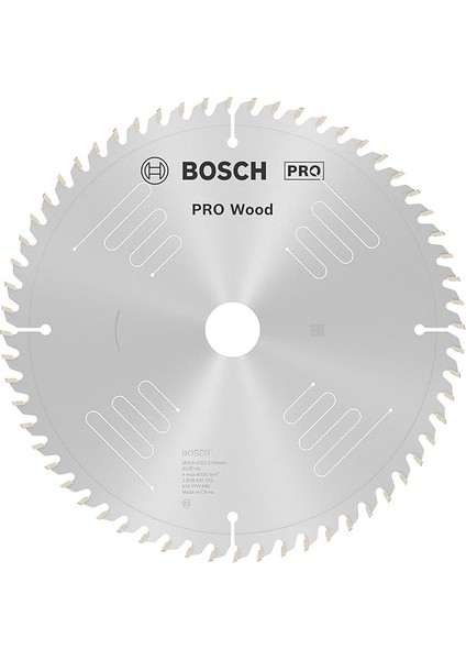 Daire Testere Bıçağı, Gri, 254X30X3.2 Mm, 1 Adet