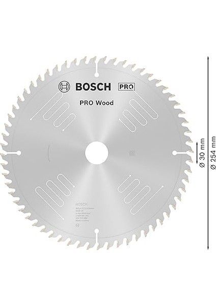 Daire Testere Bıçağı, Gri, 254X30X3.2 Mm, 1 Adet modelleri