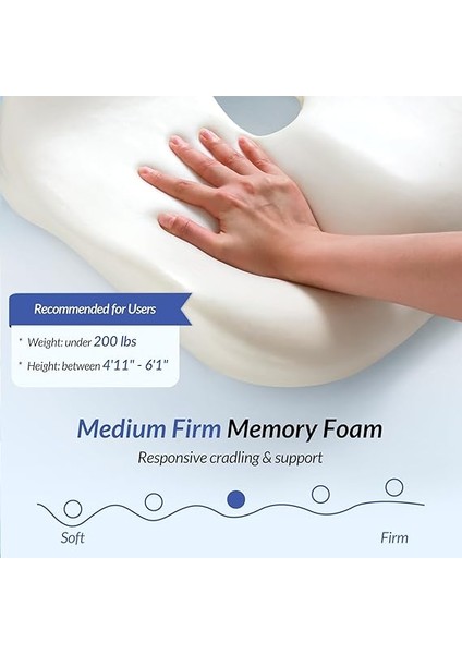 Öncü Koltuk Minderi, Basınç Giderme Için, Ergonomik Ofis Koltuğu Minderi, Siyatik, Sırt, Hemoroit ve Kuyruk Kemiği Ağrıları Giderici, Yüksek Yoğunluklu Hafızalı Köpük Araba Koltuğu Minderi indirimleri