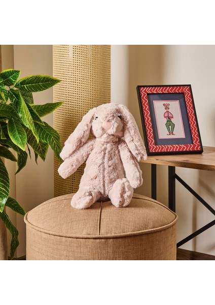 Soft Rabbit Figürlü Yastık - Bej - 16X35 cm