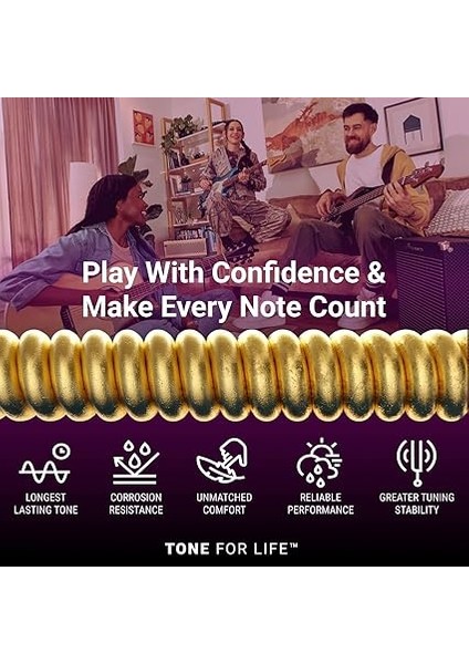 011-052 Polyweb Coating 80/20 Bronz Akustik Gitar Teli indirimleri