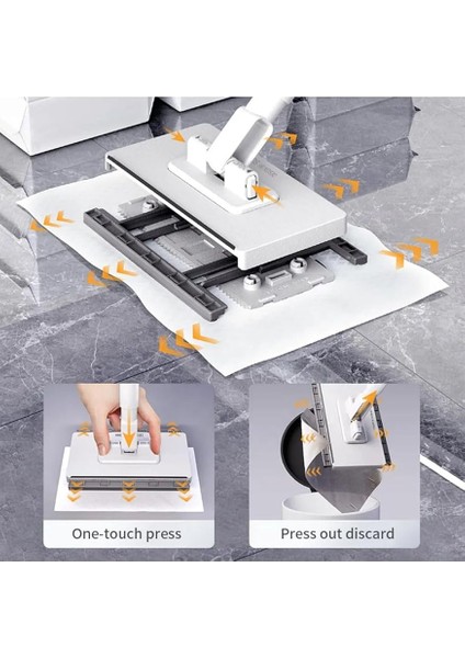 Tembel Mop Mikrofiber Bez Hediyeli Kullan At Temizlik Bezi Için Bezi Kendi Alabilen Mop Otomatik Mop Otomatik Mop fırsatları