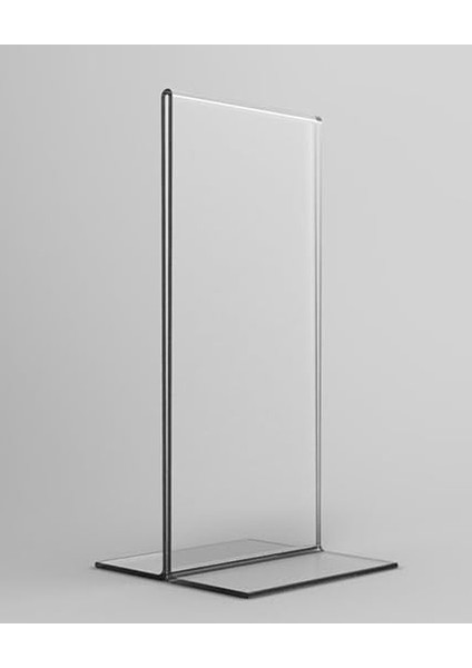 T-Tipi Dikey Şeffaf Föylük Menü Broşür Etiket Fotoğraflık Albüm Stand Sehpa modelleri