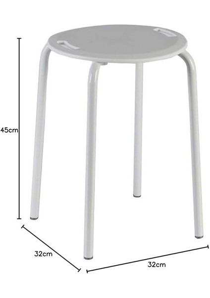 Tabure Demir Beyaz M-KV18-01 fiyatları