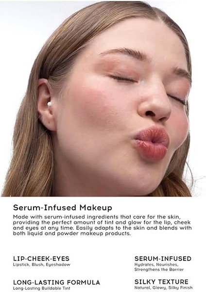 Co. Allık Ruj Göz Farı Glow Tint Warm Peach, Nemlendirici Makyaj, 503 Şeftali, Hyaluronik Asit Peptit fiyatları