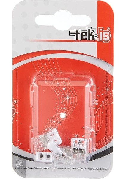 5 Adet 2x2,5 mm Geçmeli Buat Klemens Şeffaf Model modelleri