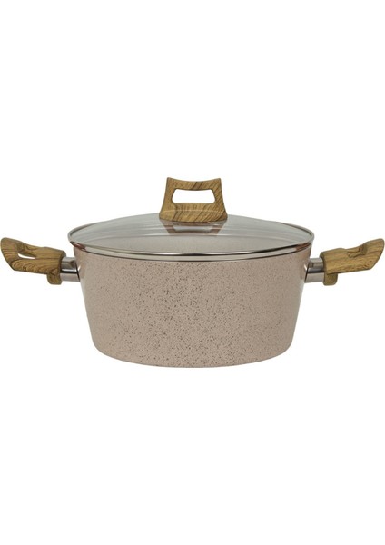 Sahra Granit Görünümlü Tencere 22 cm