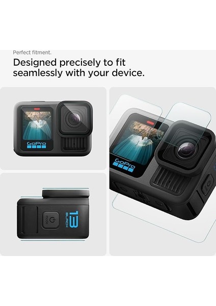 Gopro Hero 13 Ön Cam Ekran Koruyucu + Arka Cam Ekran Koruyucu + Kamera Lens Camı Koruyucu Glas.tr Slim Çoklu Paket (6 Adet) - AGL09189 fırsatları