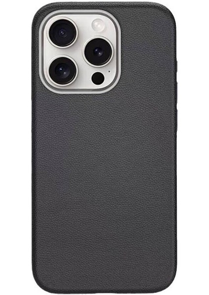 Apple iPhone 15 Pro Max Kılıf M-Safe Şarj Özellikli Pu Deri Zore Adora Kapak
