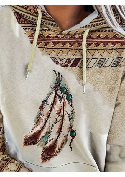 Kadın Uzun Kollu Kapşonlu Bağcıklı Şardonlu Dalgıç Bluz fiyatları