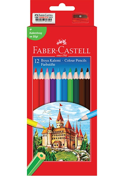 -Castell Blisterli Kuruboya 12'li Set