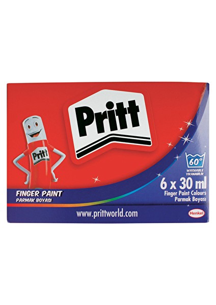 Parmak Boyası 6 Renk 30 ml
