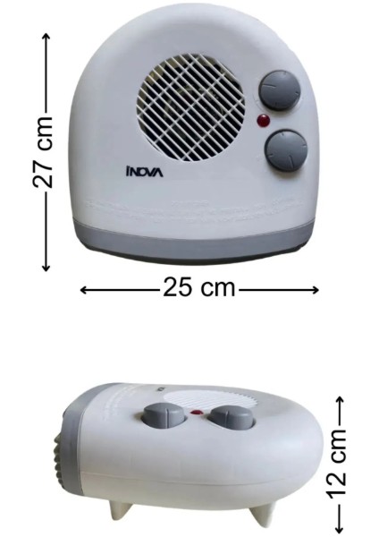 Inova Drow Yatay Turbo Fanlı Isıtıcı 2000 W fırsatları