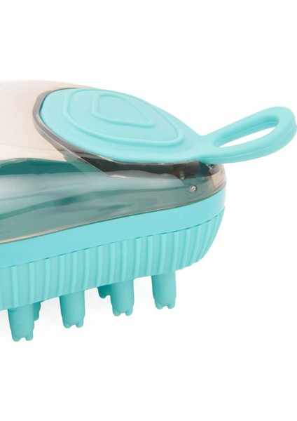 Doldurulabilir Kedi Köpek Yıkama Fırçası - Mavi - 9 cm modelleri